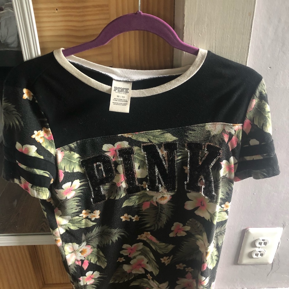 Victoria’s Secret pink shirt